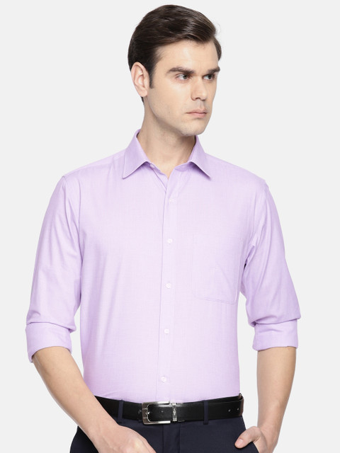 

Raymond Men Lavender Slim Fit Solid Formal Shirt