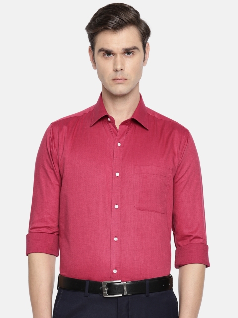 

Raymond Men Red Slim Fit Solid Formal Shirt