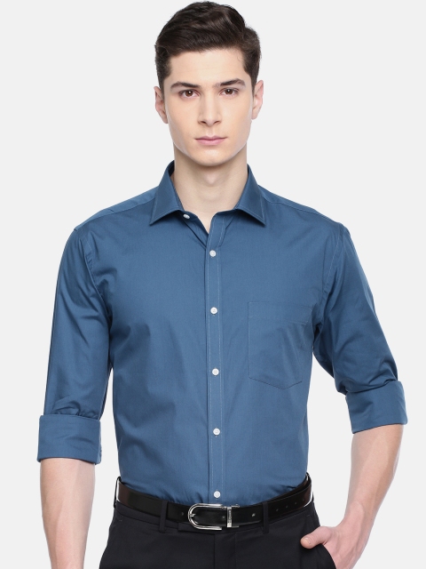 

Park Avenue Men Blue Slim Fit Solid Formal Shirt