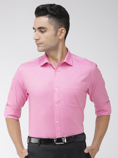 

Park Avenue Men Pink Slim Fit Solid Formal Shirt