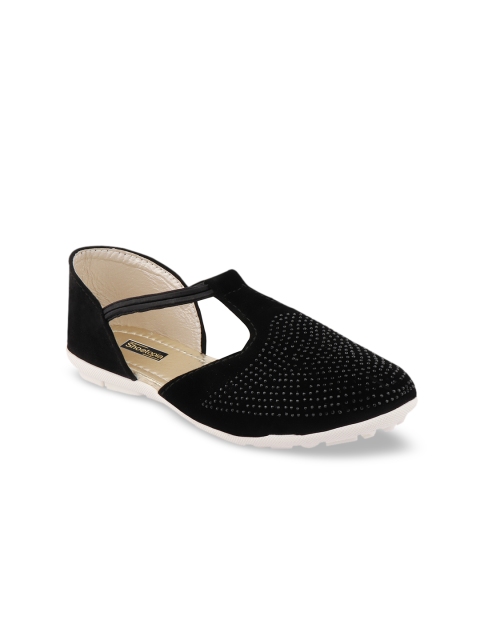 

Shoetopia Women Black Solid Ballerinas