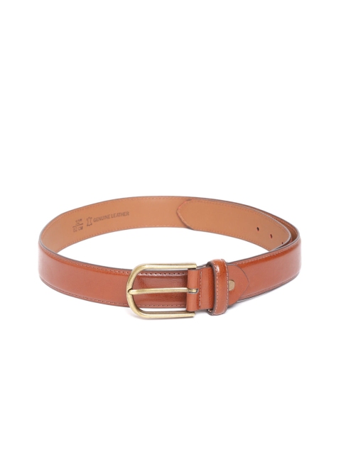 

Mast & Harbour Men Brown Leather Belt