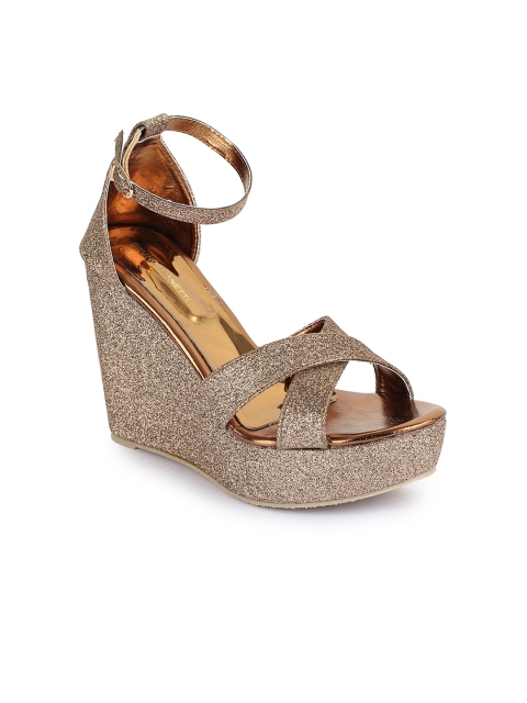 

Bruno Manetti Women Copper-Toned Solid Heels
