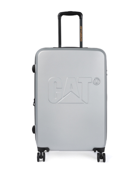 

CAT Unisex Silver-Toned Large 28" Hardside Checkin Trolley Suitcase