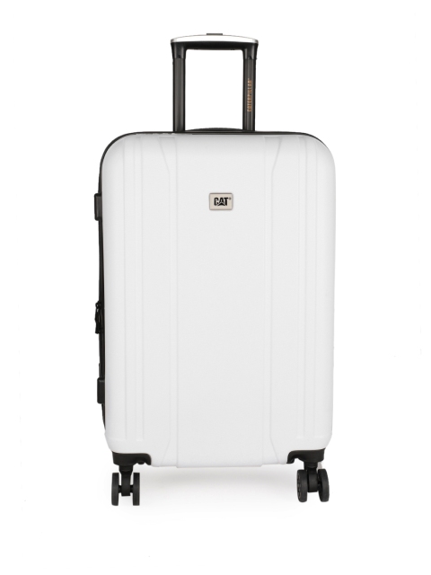 

CAT Unisex White Orion 24" Medium Hardside Checkin Trolley Suitcase