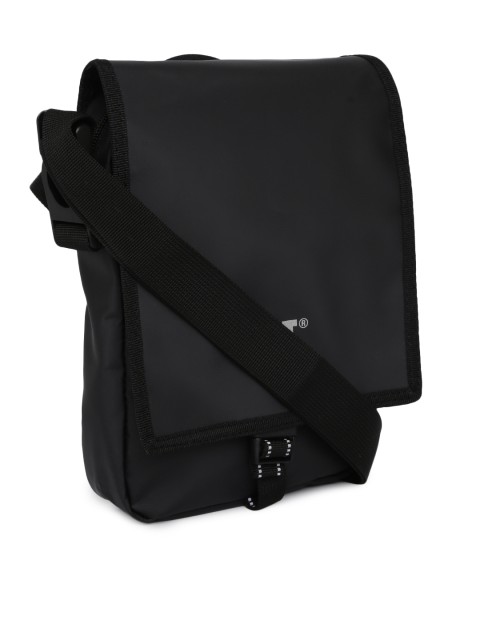 

CAT Unisex Black & Black Solid Messenger Bag