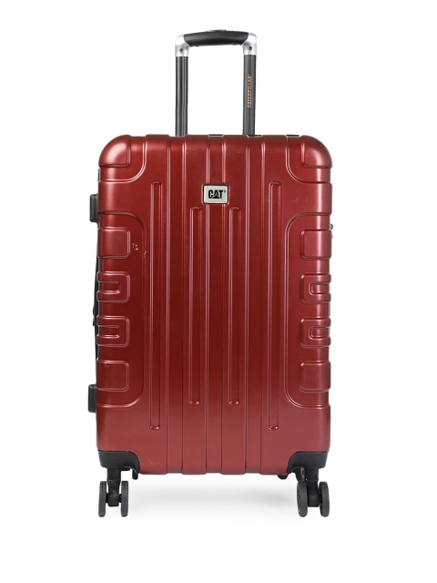 

CAT Maroon Cityscape 24" Medium Hardside Checkin Trolley Suitcase