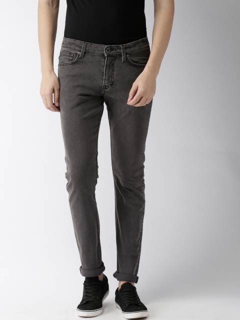 

Celio Men Grey Straight Fit Mid-Rise Clean Look Stretchable Jeans