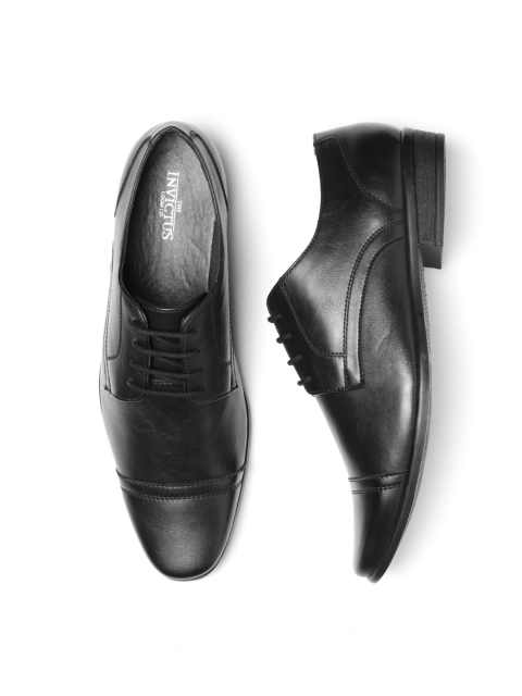 

INVICTUS Men Black Formal Derbys