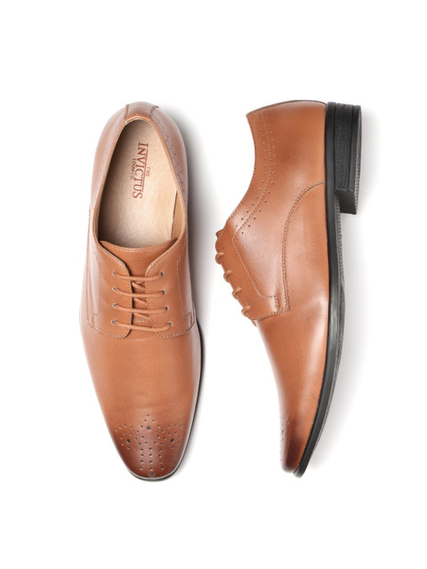 

INVICTUS Men Tan Brown Formal Shoes