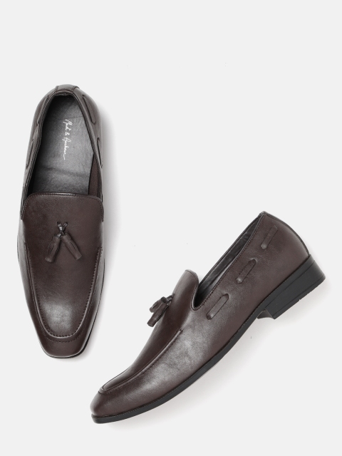 

Mast & Harbour Men Brown Semiformal Slip-Ons