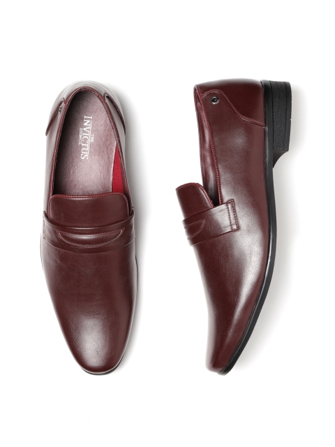 

INVICTUS Men Burgundy Semiformal Slip-Ons