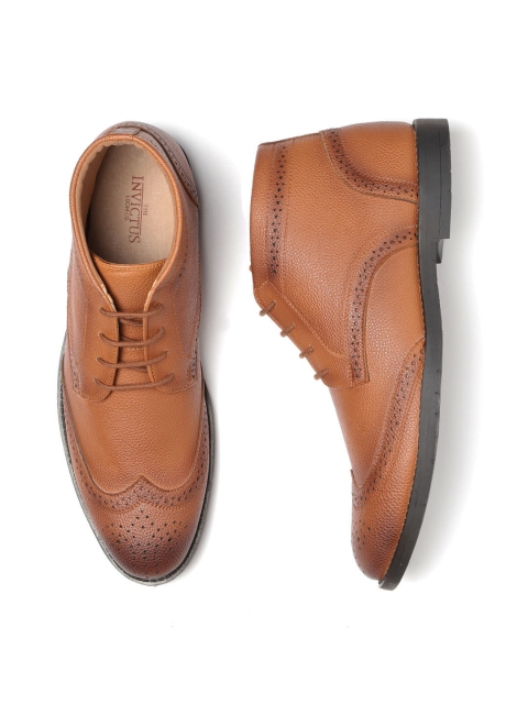 

INVICTUS Men Tan Brown Semiformal Brogues