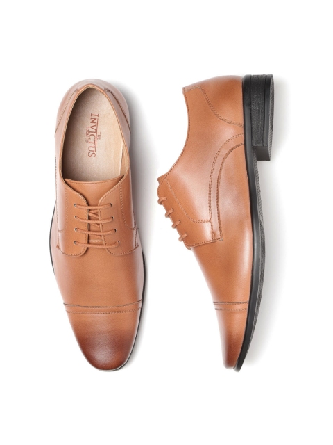 

INVICTUS Men Tan Brown Formal Derbys
