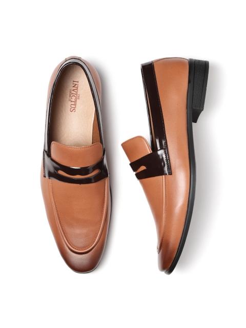 

INVICTUS Men Tan Brown Semiformal Slip-Ons