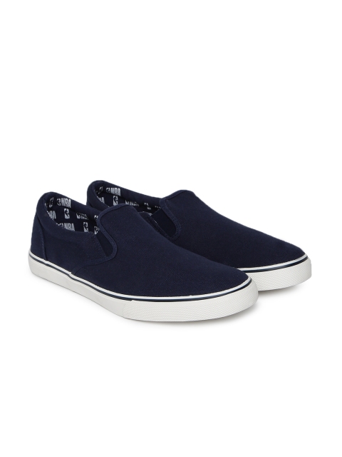 

NBA Men Navy Blue Slip-On Sneakers