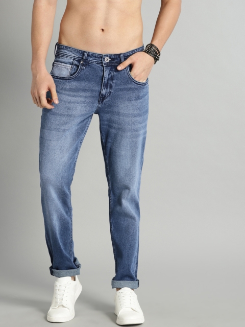 

Roadster Men Blue Slim Tapered Fit Mid-Rise Clean Look Stretchable Jeans