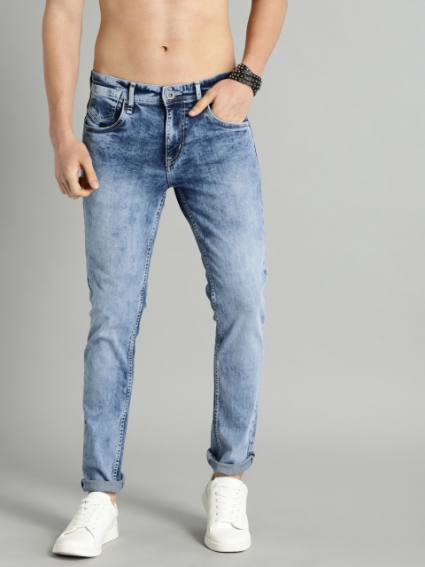 

Roadster Men Blue Skinny Fit Mid-Rise Clean Look Stretchable Jeans