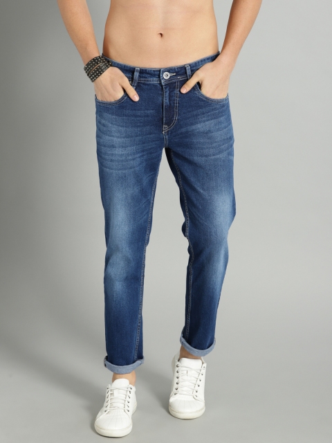 

Roadster Men Blue Slim Tapered Fit Mid-Rise Clean Look Stretchable Jeans