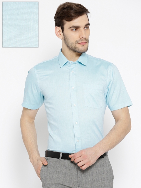 

Blackberrys Men Blue Slim Fit Solid Formal Shirt