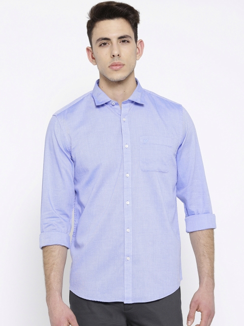 

Blackberrys Men Blue Slim Fit Solid Casual Shirt