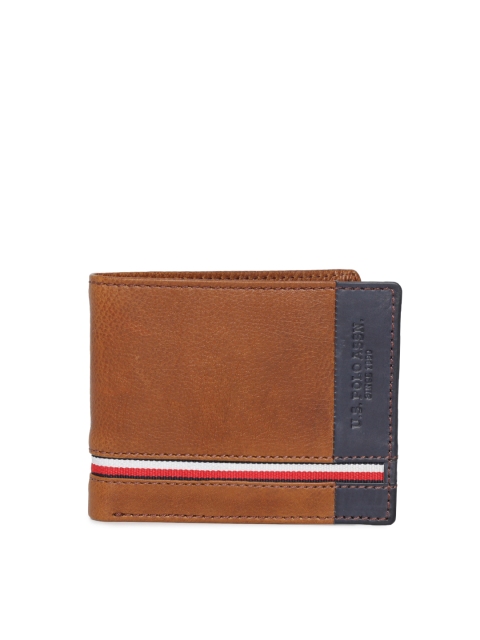 

U.S. Polo Assn. Men Brown Solid Two Fold Wallet