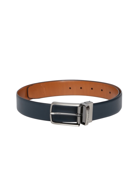 

U.S. Polo Assn. Men Navy Blue & Brown Reversible Leather Belt