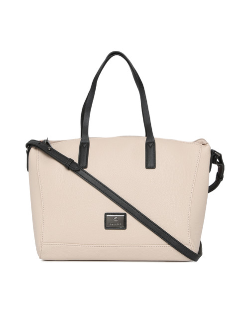 

Caprese Beige Solid Shoulder Bag