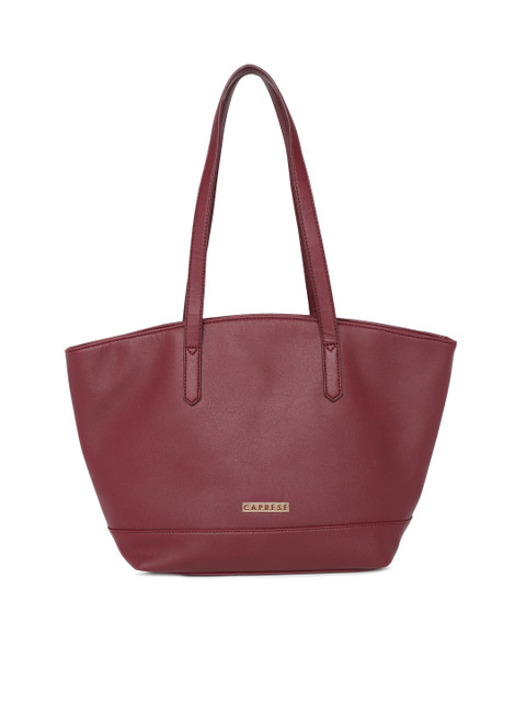 

Caprese Maroon Solid Shoulder Bag