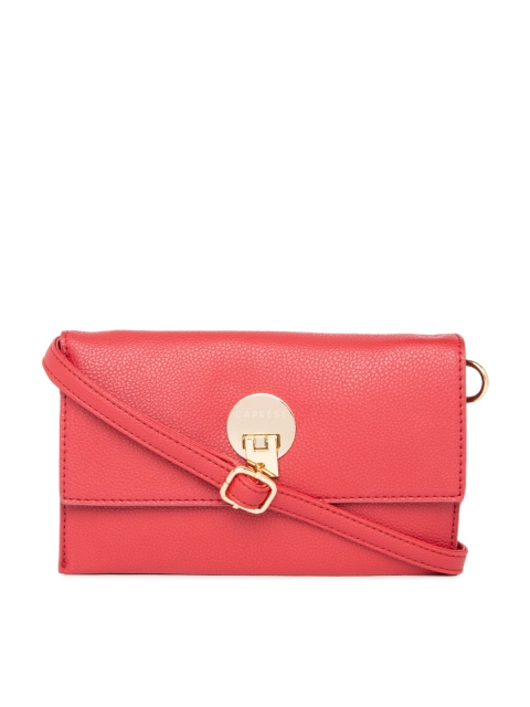 

Caprese Red Solid Sling Bag