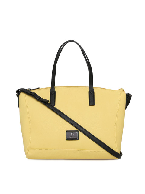 

Caprese Yellow Solid Shoulder Bag
