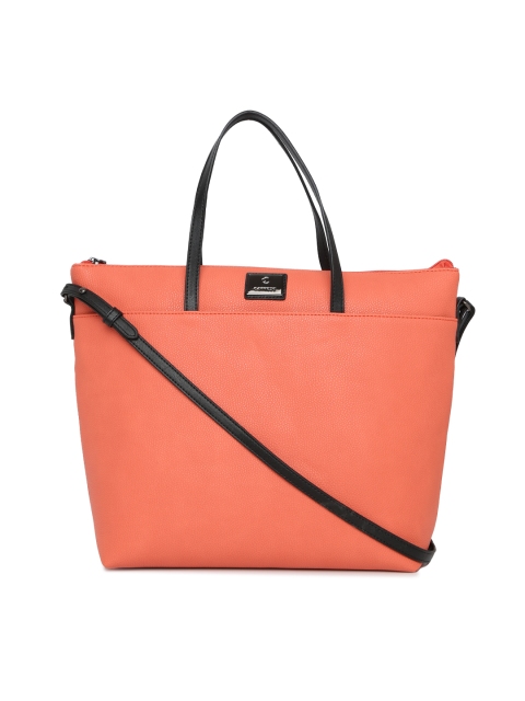 

Caprese Peach-Coloured Textured Shoulder Bag