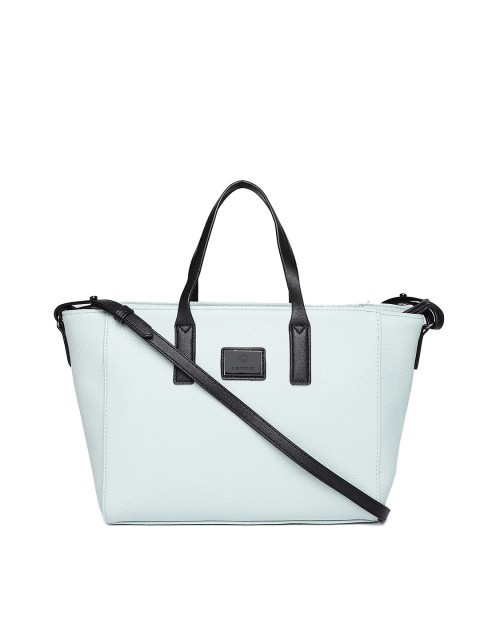 

Caprese Green Solid Handheld Bag