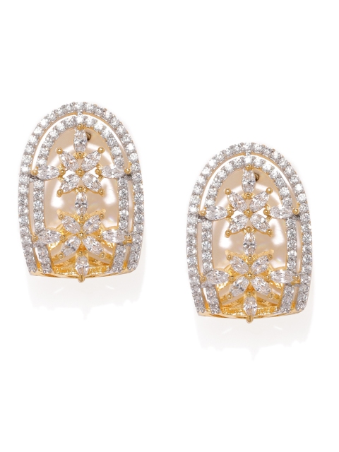 

Amavi Gold-Toned Floral Drop Earrings