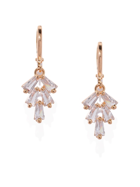 

Amavi Gold-Toned Contemporary Drop Earrings