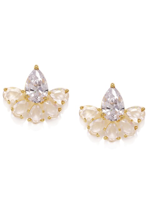 

Amavi Gold-Toned Floral Studs