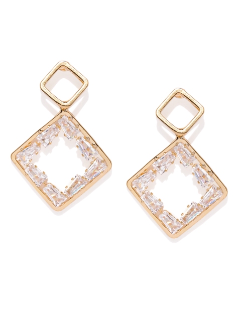 

Amavi Gold-Toned Geometric Drop Earrings