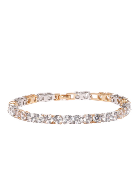 

Amavi Gold-Toned & Silver-Toned Charm Bracelet