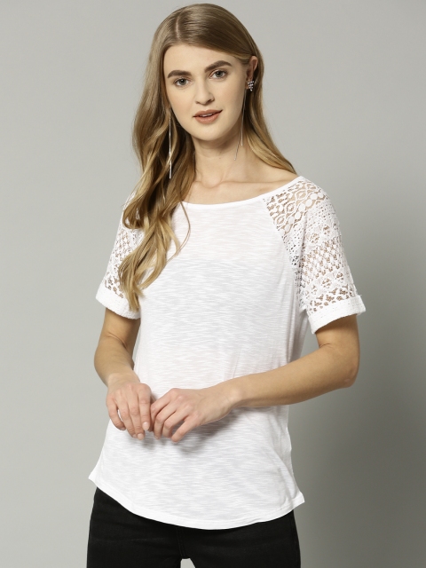 

Marks & Spencer Women White Solid Top