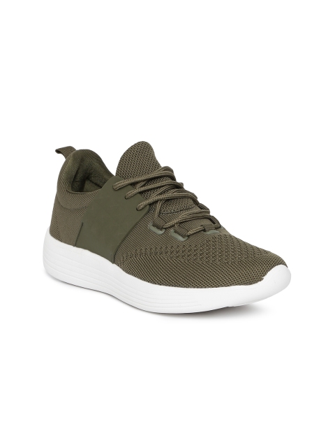 

CERIZ Women Olive Green Sneakers