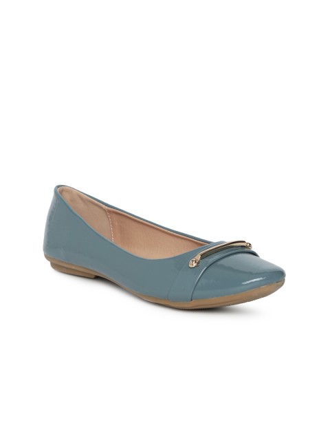 

CERIZ Women Teal Solid Ballerinas