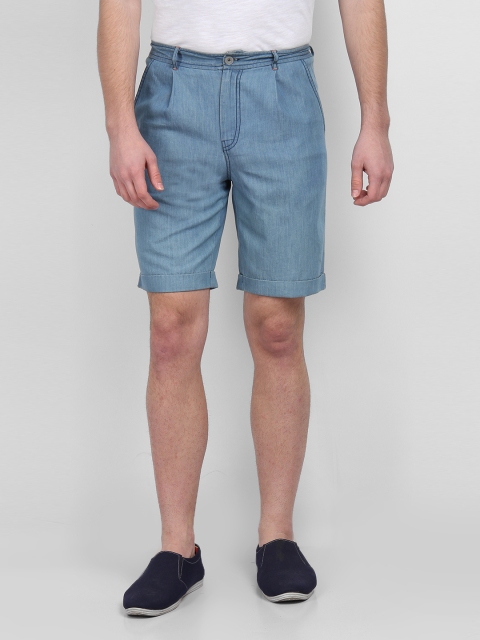 

LA LOFT Men Blue Solid Regular Fit Regular Shorts