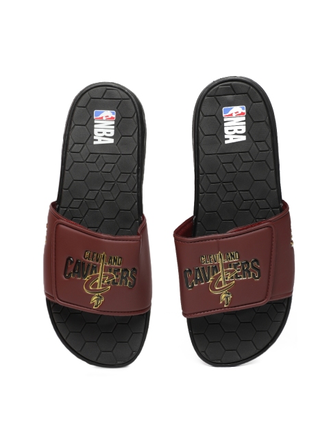 

NBA Men Maroon & Black Cleveland Cavaliers Printed Sliders