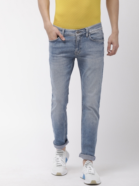 

Tommy Hilfiger Men Blue Simon Skinny Fit Mid-Rise Clean Look Stretchable Jeans