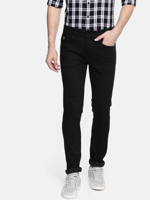 

U.S. Polo Assn. Denim Co. Men Black Skinny Fit Mid-Rise Clean Look Stretchable Jeans