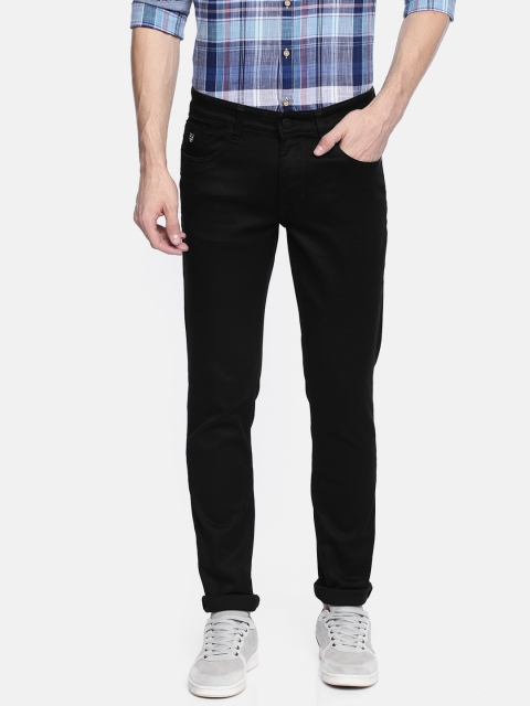 

U.S. Polo Assn. Denim Co. Men Black Slim Fit Mid-Rise Clean Look Stretchable Jeans