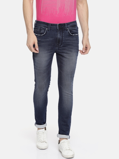 

Being Human Clothing Men Blue Slim Fit Low-Rise Clean Look Stretchable Jeans