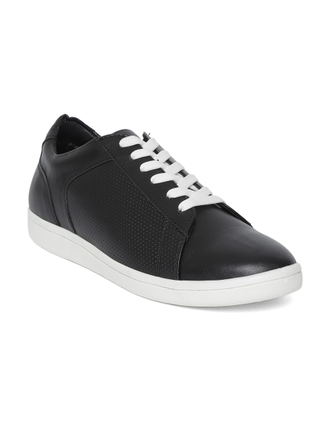 

People Men Black Perforated Sneakers