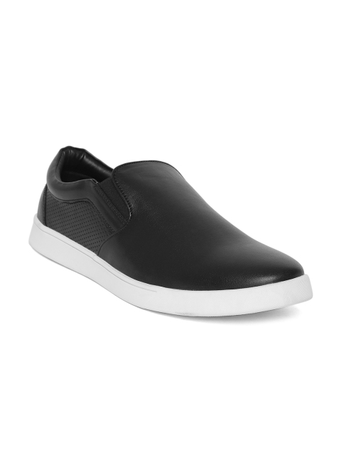 

People Men Black Slip-On Sneakers