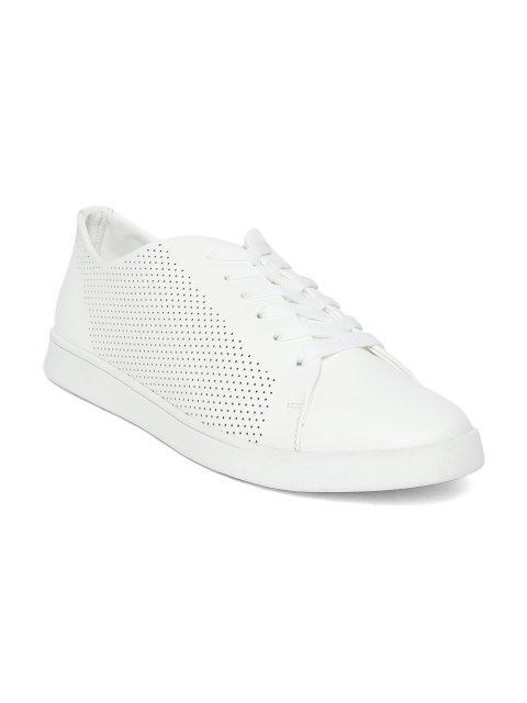

People Men White Perforations Sneakers